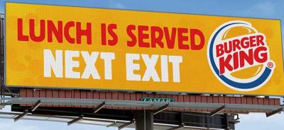 Burger King Billboard
